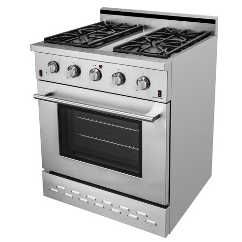 NXR Professional Ranges 30" 4.5 Cubic Feet Gas Freestanding Range Wayfair